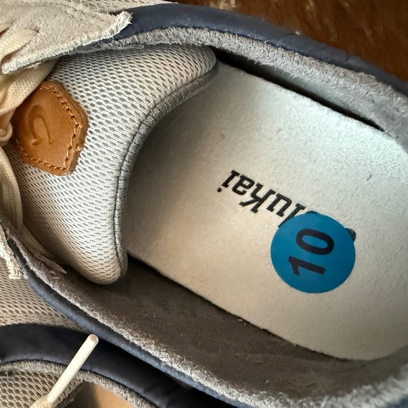 NEW w tags! Men's OluKai Punini Sneakers 10, collapsable heel. Vapor/Trench blue - Picture 9 of 10